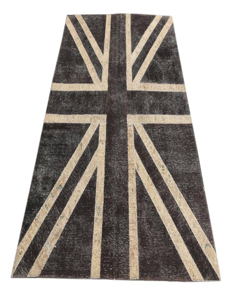 Detail image of 5' x 6' 7  Hand Knotted Ultra Vintage Persian Wool Rug