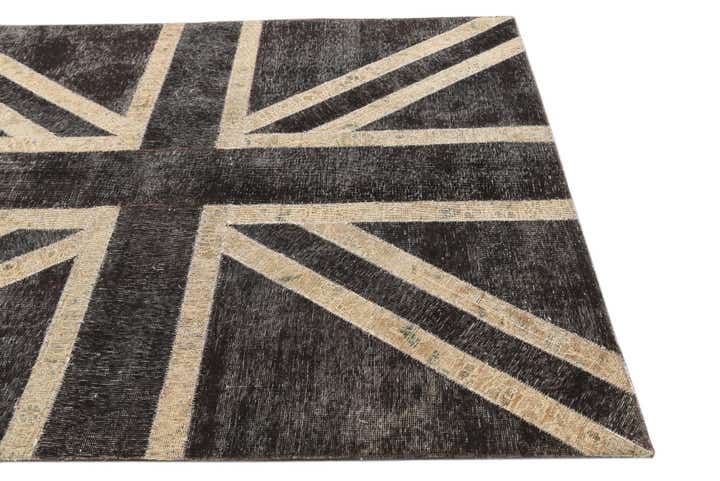 5' x 6' 7 Hand Knotted Ultra Vintage Persian Wool Rug