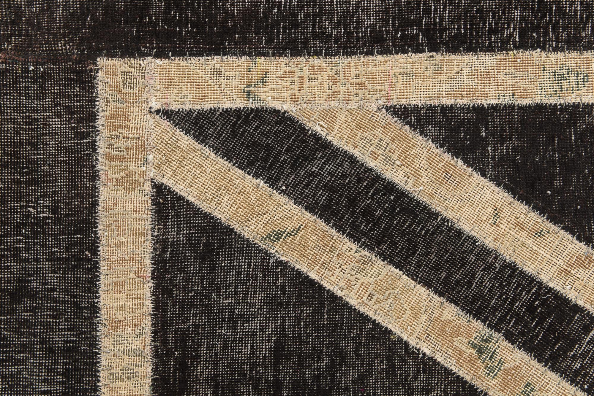 5' x 6' 7 Hand Knotted Ultra Vintage Persian Wool Rug