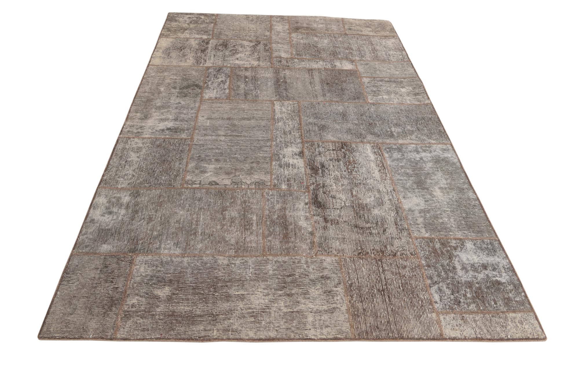 5' x 8' 3 Hand Knotted Ultra Vintage Persian Wool Rug