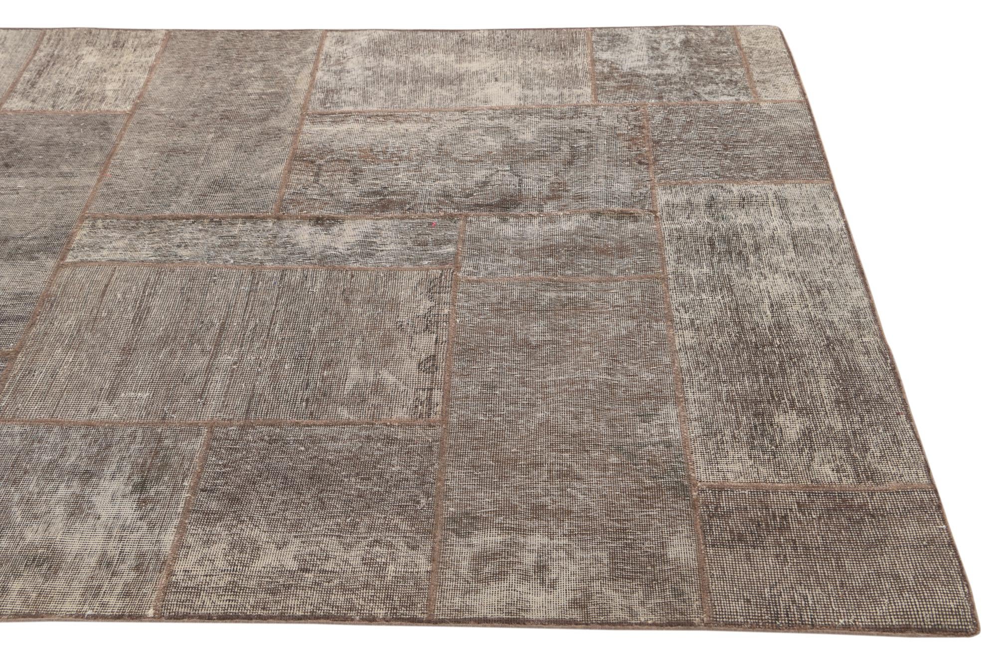 5' x 8' 3 Hand Knotted Ultra Vintage Persian Wool Rug