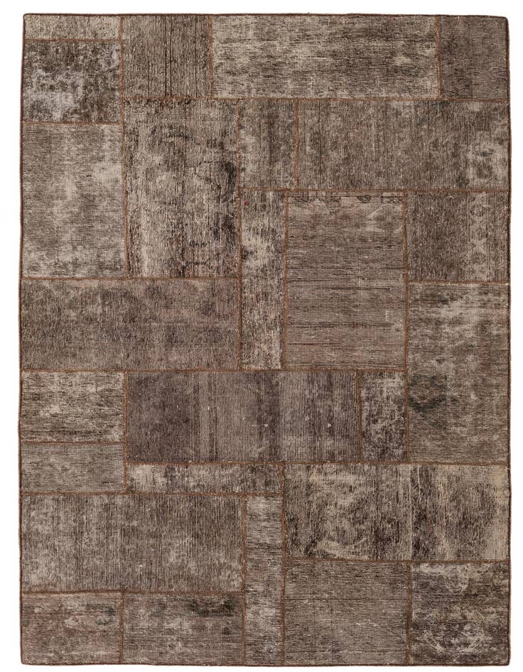 Detail image of 5' x 8' 3 Hand Knotted Ultra Vintage Persian Wool Rug