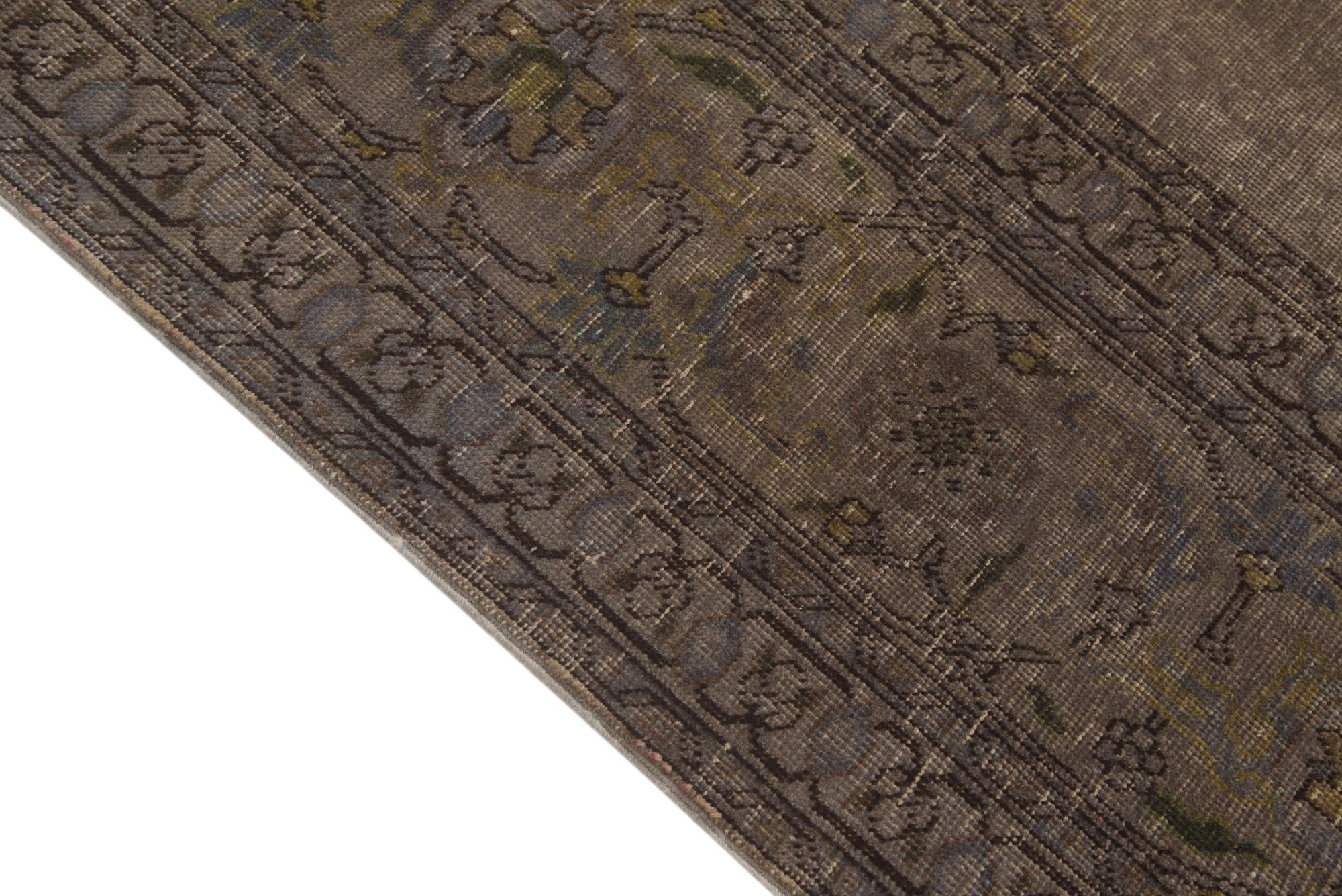 9' 9 x 12' 8 Hand Knotted Ultra Vintage Persian Wool Rug