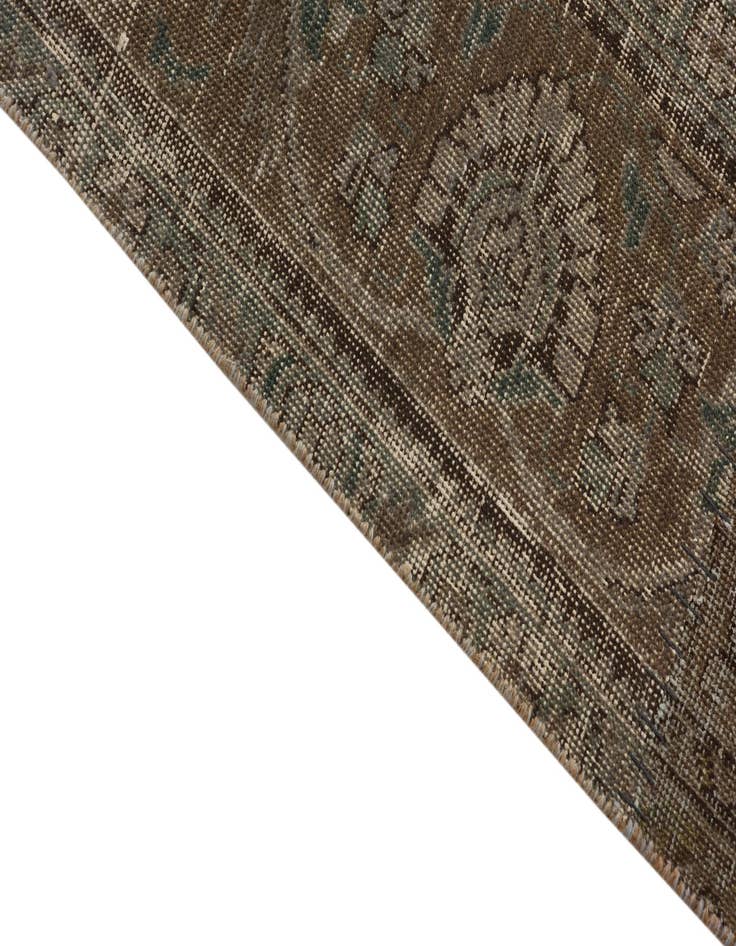 Detail image of 9' 7 x 12' 1  Hand Knotted Ultra Vintage Persian Wool Rug