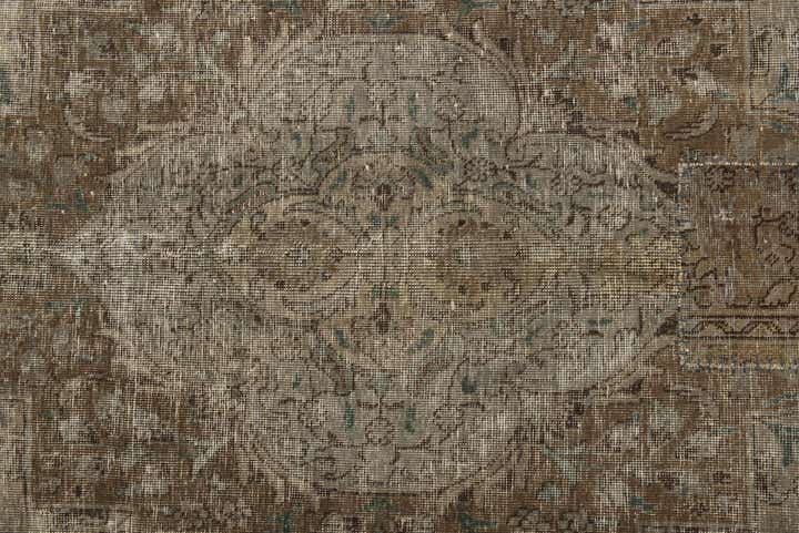 9' 7 x 12' 1 Hand Knotted Ultra Vintage Persian Wool Rug