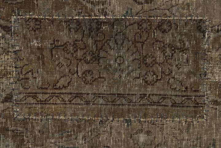 9' 7 x 12' 1 Hand Knotted Ultra Vintage Persian Wool Rug
