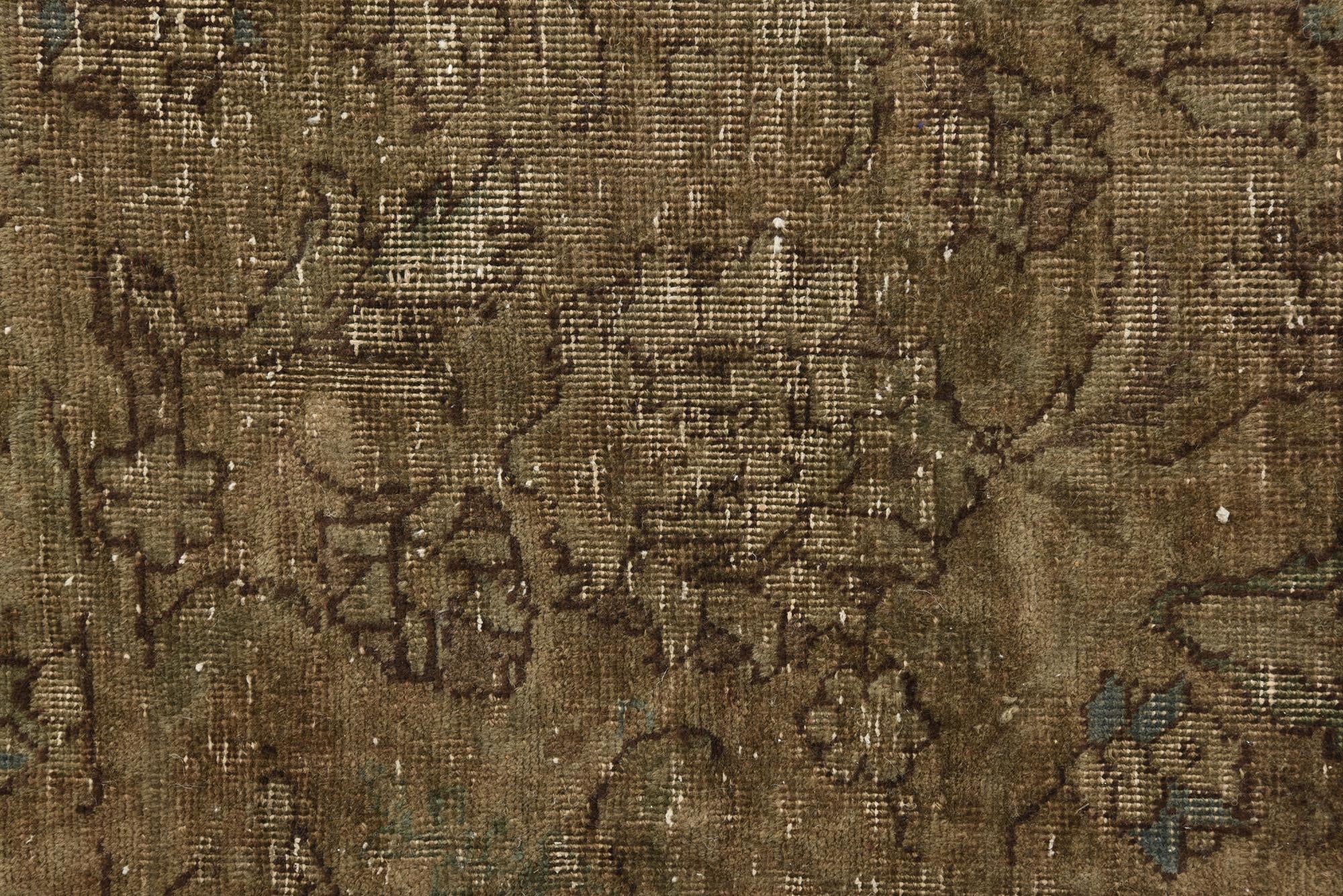9' 7 x 12' 2 Hand Knotted Ultra Vintage Persian Wool Rug