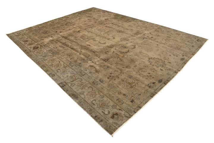 9' 2 x 11' 9 Hand Knotted Ultra Vintage Persian Wool Rug