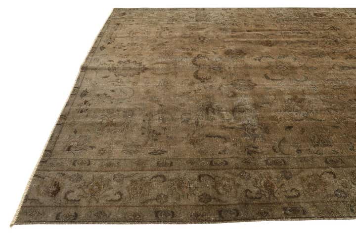 9' 2 x 11' 9 Hand Knotted Ultra Vintage Persian Wool Rug