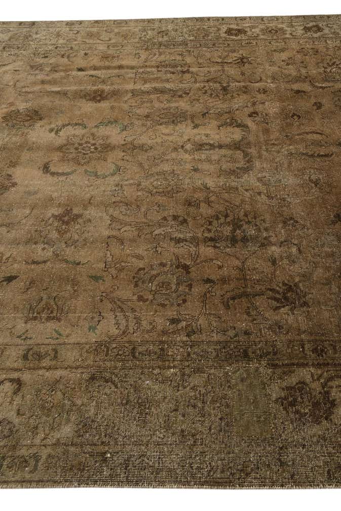 9' 2 x 11' 9 Hand Knotted Ultra Vintage Persian Wool Rug
