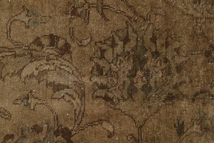 Detail image of 9' 2 x 11' 9 Hand Knotted Ultra Vintage Persian Wool Rug