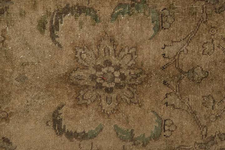 9' 2 x 11' 9 Hand Knotted Ultra Vintage Persian Wool Rug