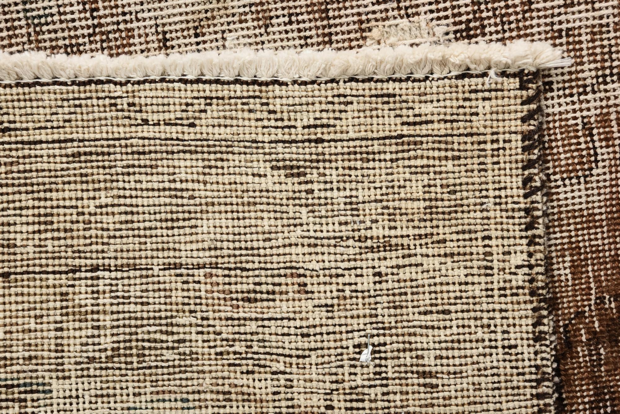 7' 3 x 10' 5 Hand Knotted Ultra Vintage Persian Wool Rug