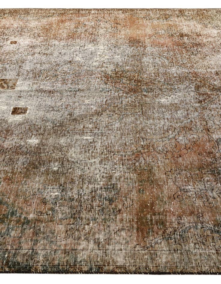 Detail image of 7' 3 x 10' 5  Hand Knotted Ultra Vintage Persian Wool Rug