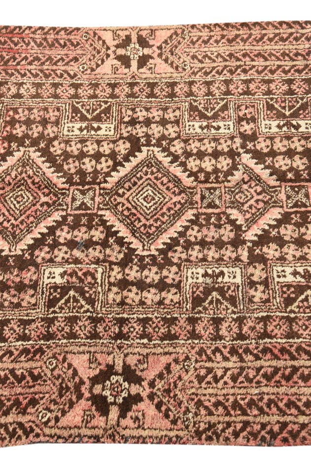 Detail image of 3' 4 x 5' 8 Hand Knotted Ultra Vintage Persian Wool Rug