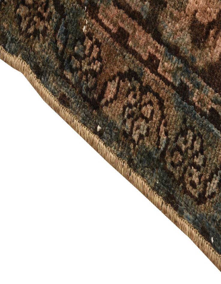 Detail image of 4' 9 x 7'  Hand Knotted Ultra Vintage Persian Wool Rug