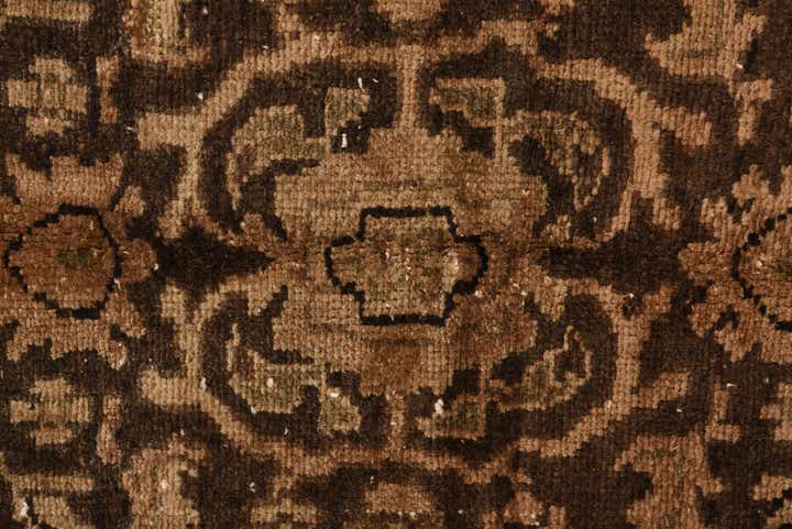 4' 9 x 7' Hand Knotted Ultra Vintage Persian Wool Rug