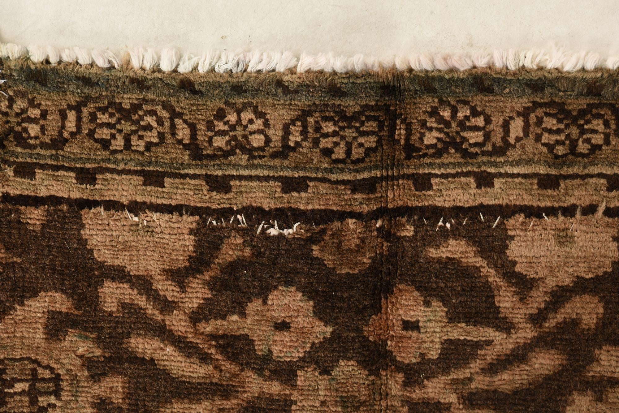 4' 9 x 7' Hand Knotted Ultra Vintage Persian Wool Rug