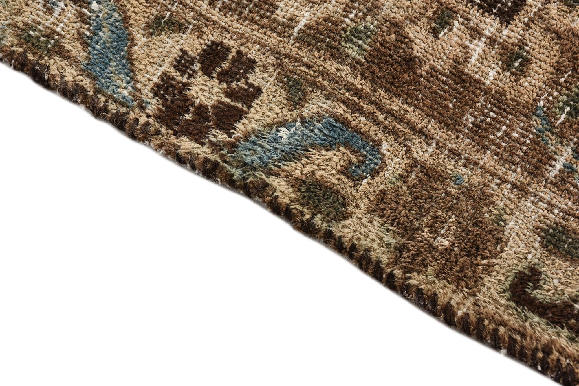 9' 6 x 11' 6 Hand Knotted Ultra Vintage Persian Wool Rug