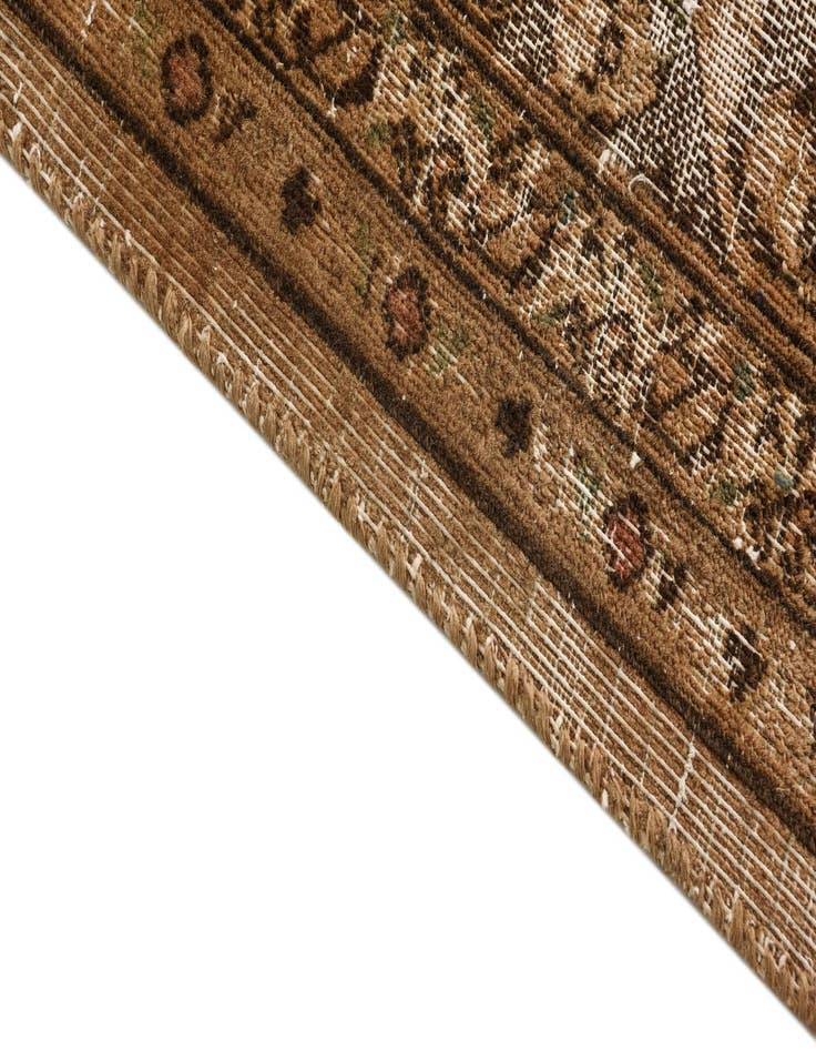 Detail image of 9' 10 x 12'  Hand Knotted Ultra Vintage Persian Wool Rug