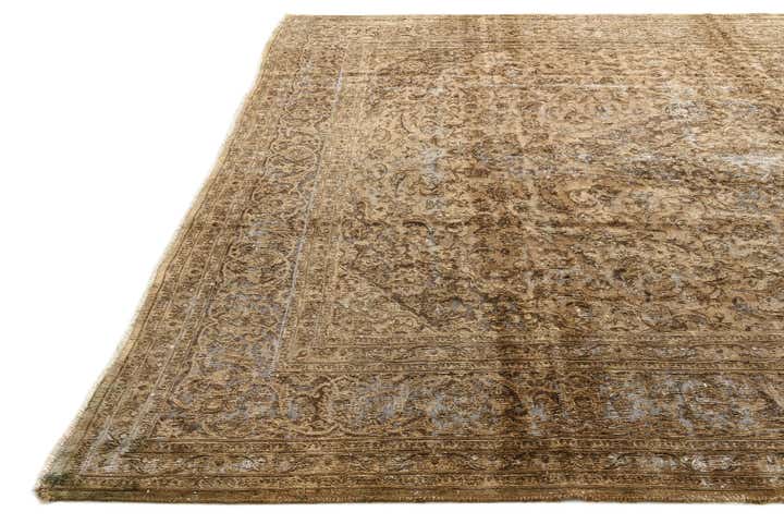 9' 5 x 12' 6 Hand Knotted Ultra Vintage Persian Wool Rug