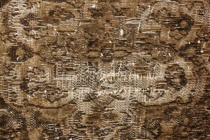 9' 5 x 12' 6 Hand Knotted Ultra Vintage Persian Wool Rug