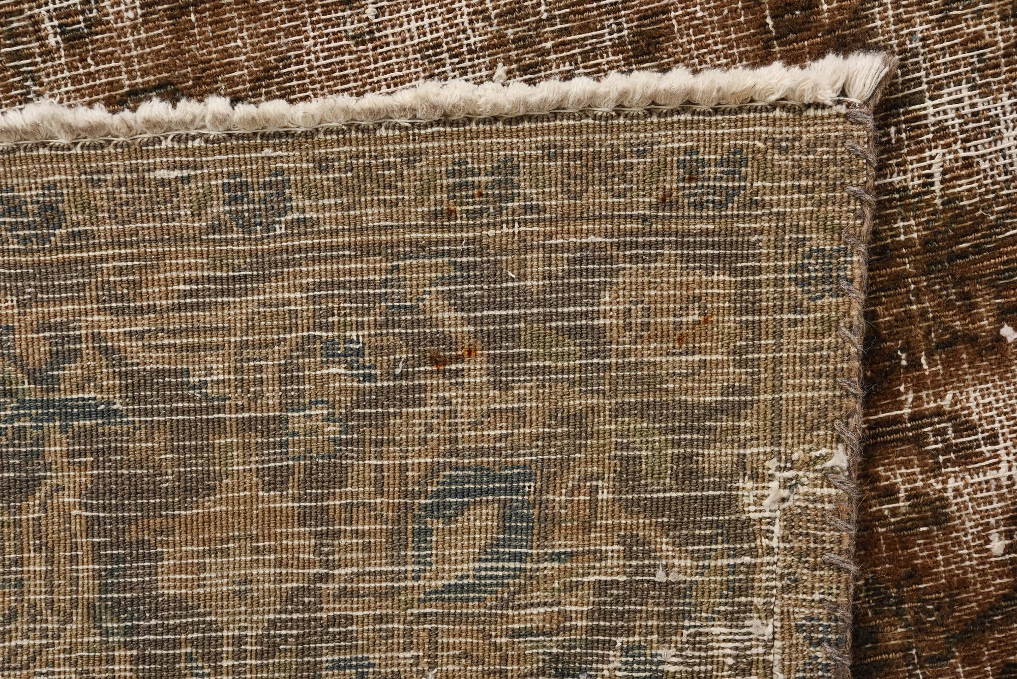 8' 6 x 11' 6 Hand Knotted Ultra Vintage Persian Wool Rug