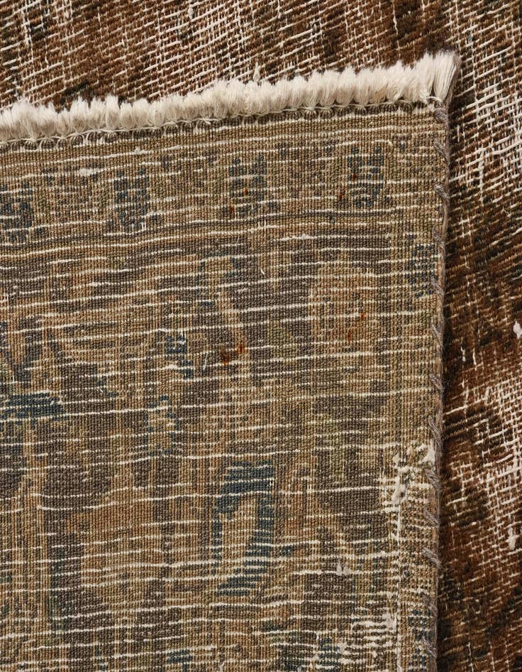 Detail image of 8' 6 x 11' 6  Hand Knotted Ultra Vintage Persian Wool Rug