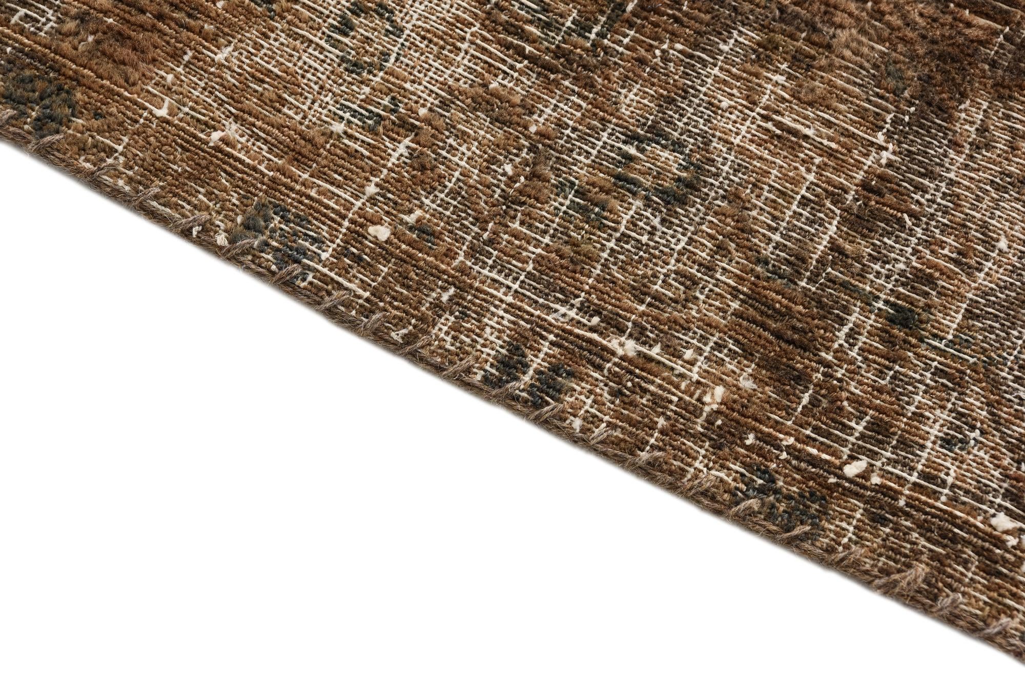 8' 6 x 11' 6 Hand Knotted Ultra Vintage Persian Wool Rug