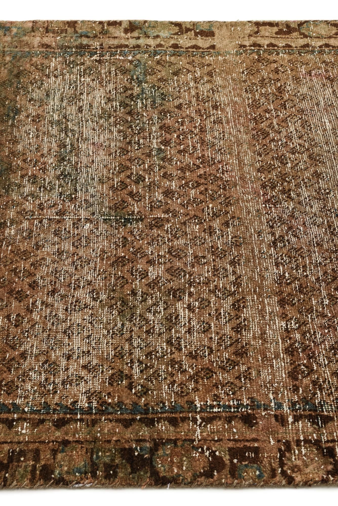 3' 6 x 6' Hand Knotted Ultra Vintage Persian Wool Rug