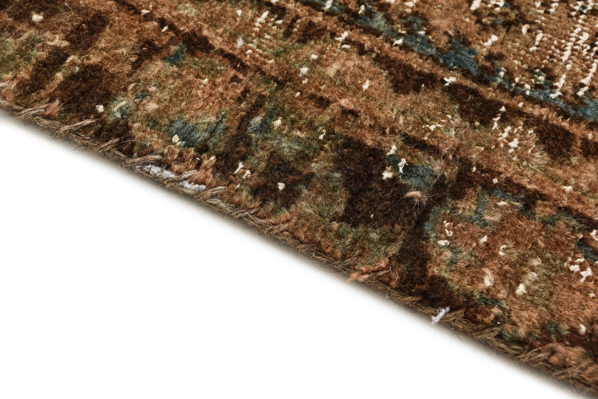 3' 6 x 6' Hand Knotted Ultra Vintage Persian Wool Rug