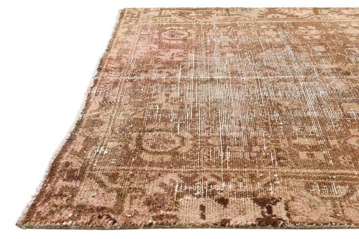 Detail image of 3' 6 x 4' 10 Hand Knotted Ultra Vintage Persian Wool Rug