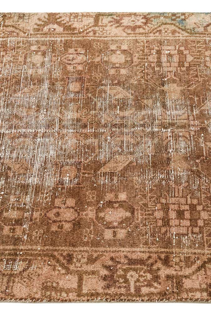 3' 6 x 4' 10 Hand Knotted Ultra Vintage Persian Wool Rug