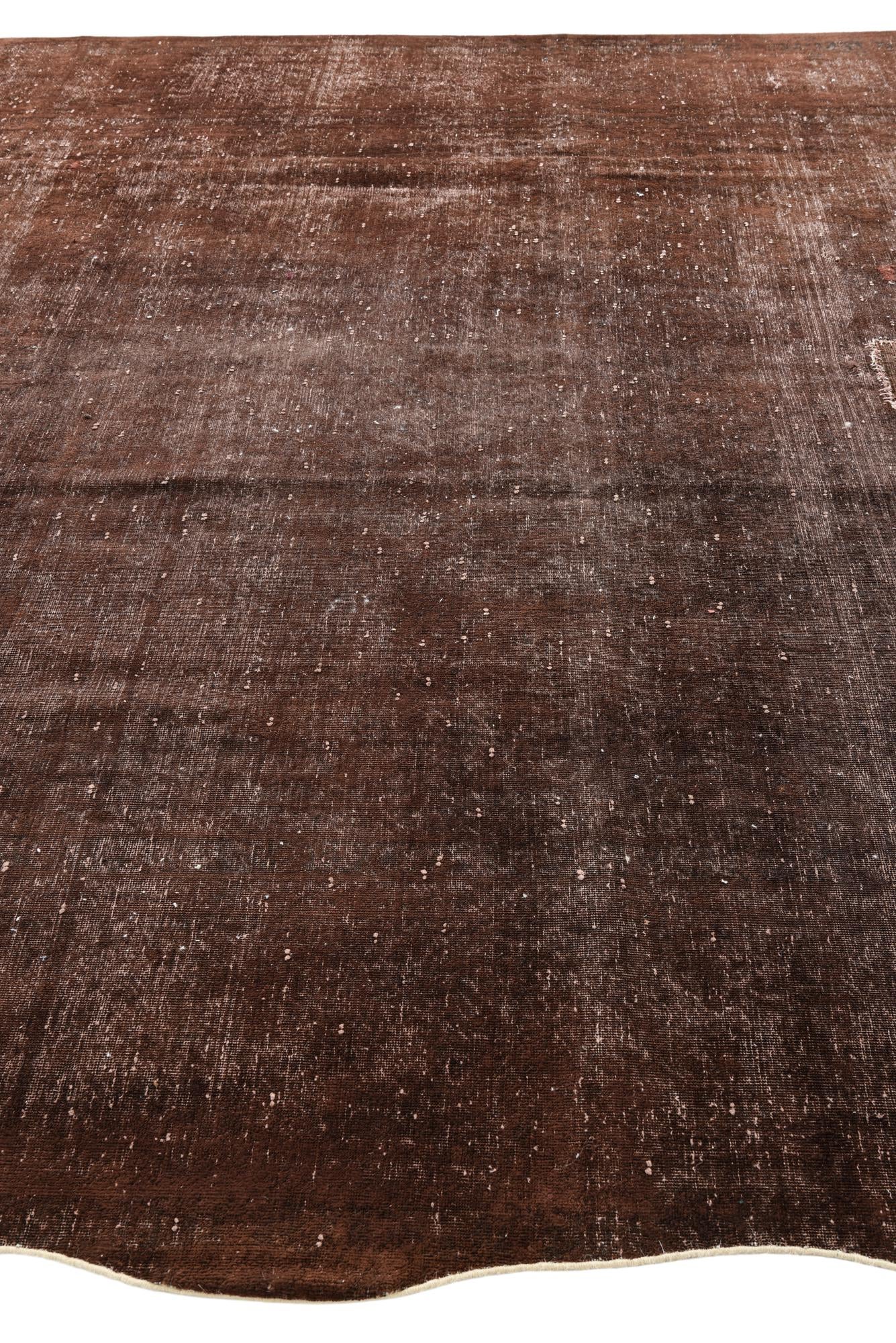 9' 7 x 13' 3 Hand Knotted Ultra Vintage Persian Wool Rug