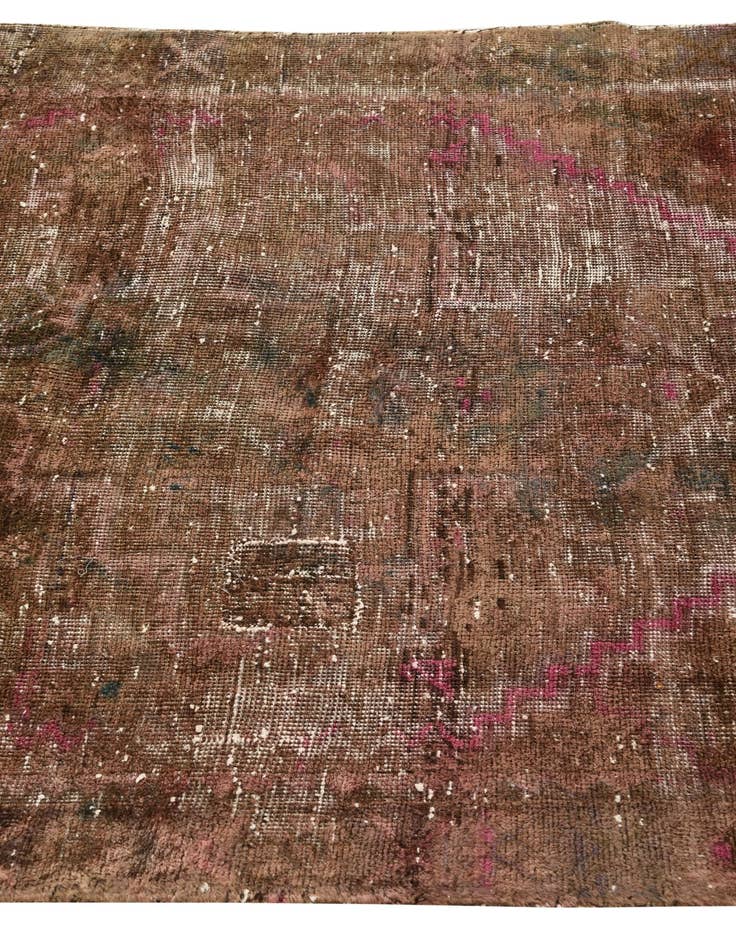 Detail image of 4' x 6' 4 Hand Knotted Ultra Vintage Persian Wool Rug