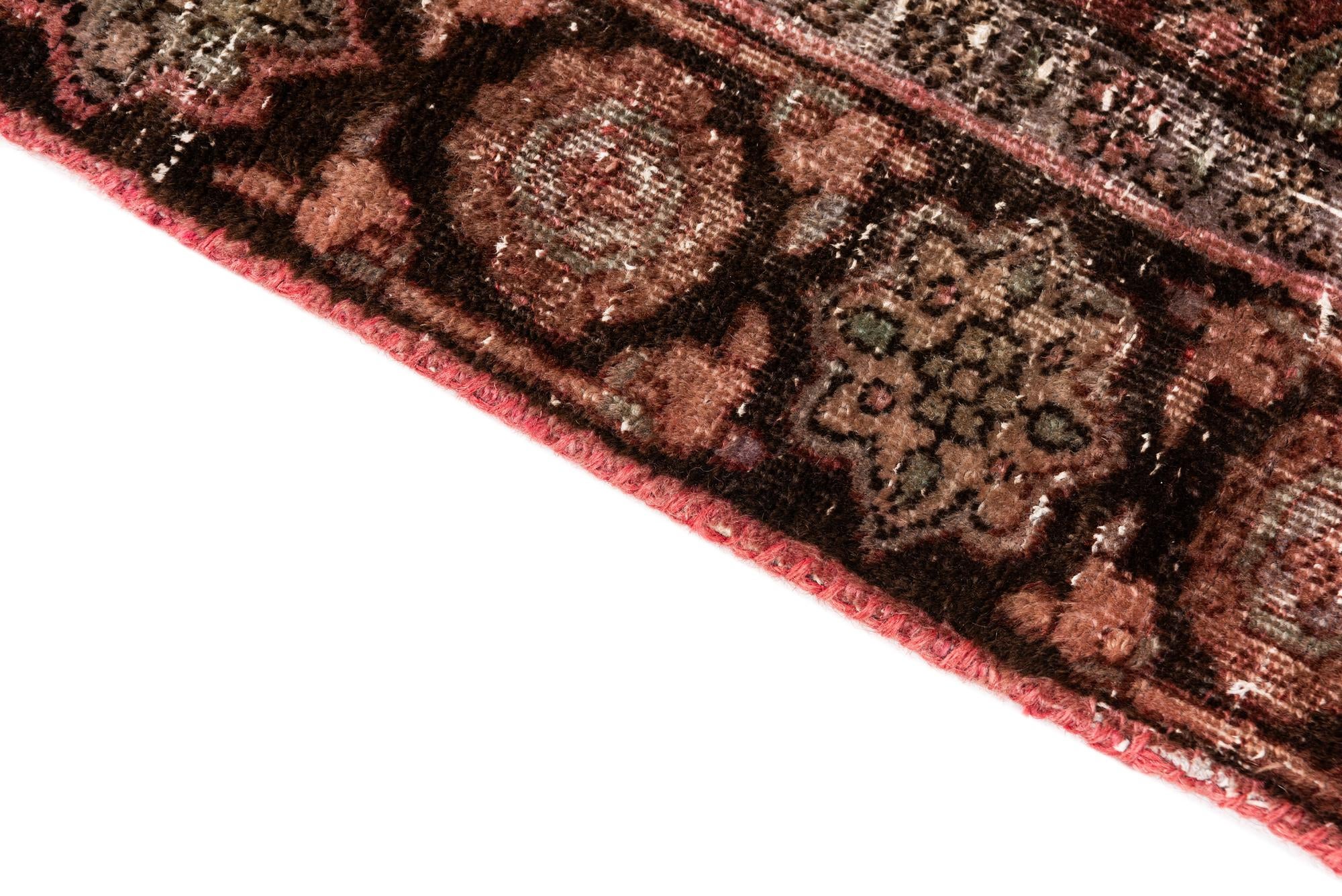 4' x 6' 3 Hand Knotted Ultra Vintage Persian Wool Rug