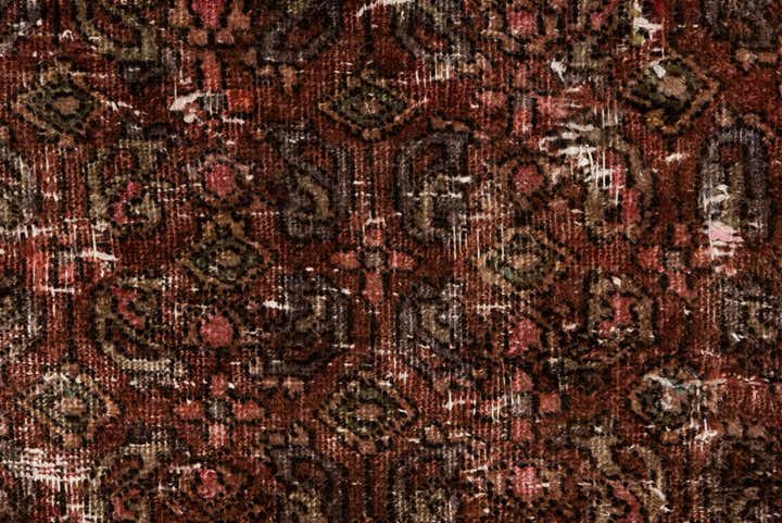 4' x 6' 3 Hand Knotted Ultra Vintage Persian Wool Rug