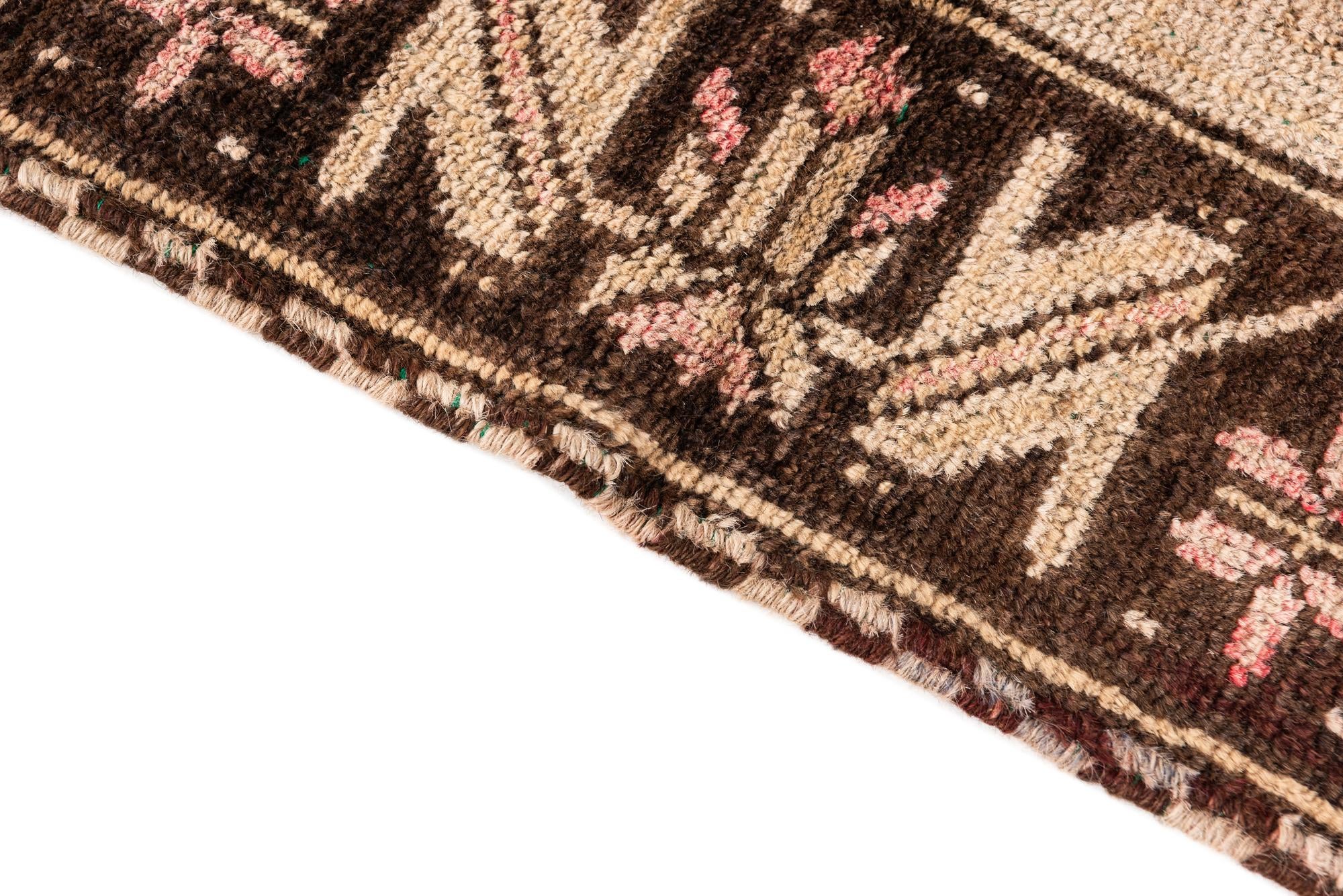 3' 3 x 4' 7 Hand Knotted Ultra Vintage Persian Wool Rug