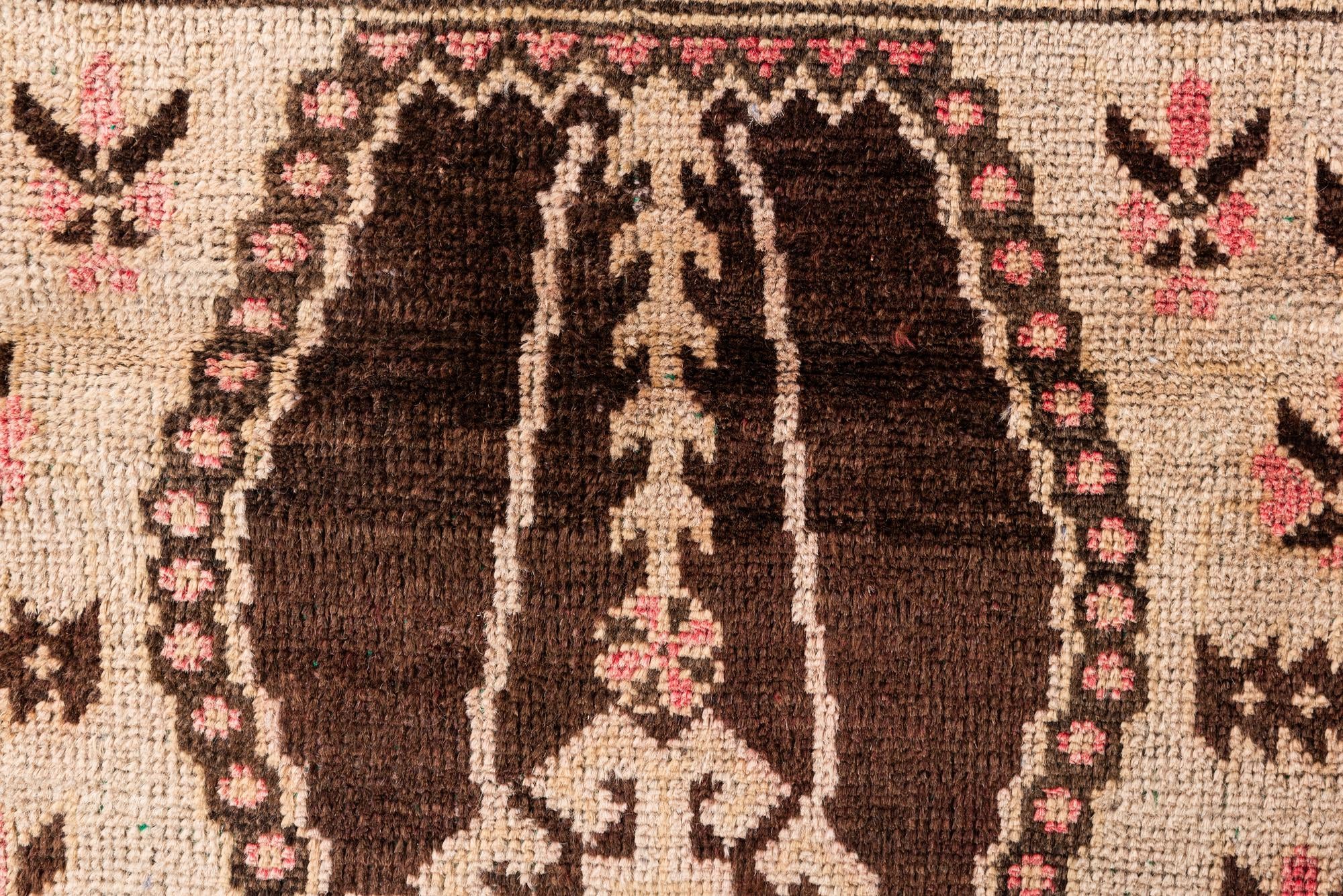 3' 3 x 4' 7 Hand Knotted Ultra Vintage Persian Wool Rug