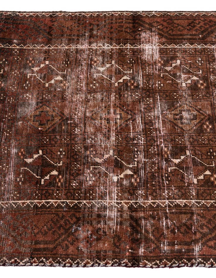 Detail image of 3' x 5' 4  Hand Knotted Ultra Vintage Persian Wool Rug