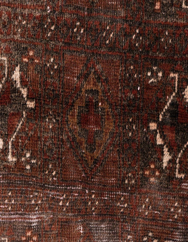 Detail image of 3' x 5' 4  Hand Knotted Ultra Vintage Persian Wool Rug
