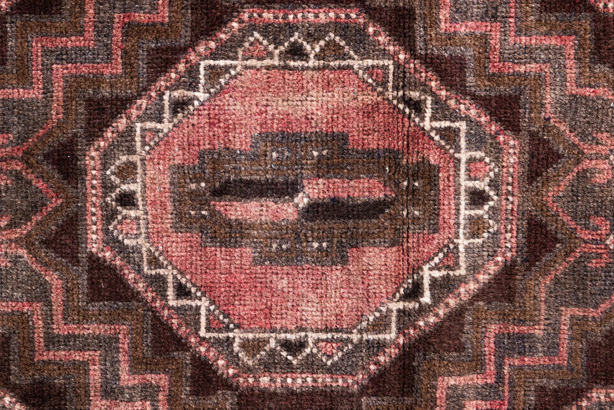 3' 6 x 6' 4 Hand Knotted Ultra Vintage Persian Wool Rug