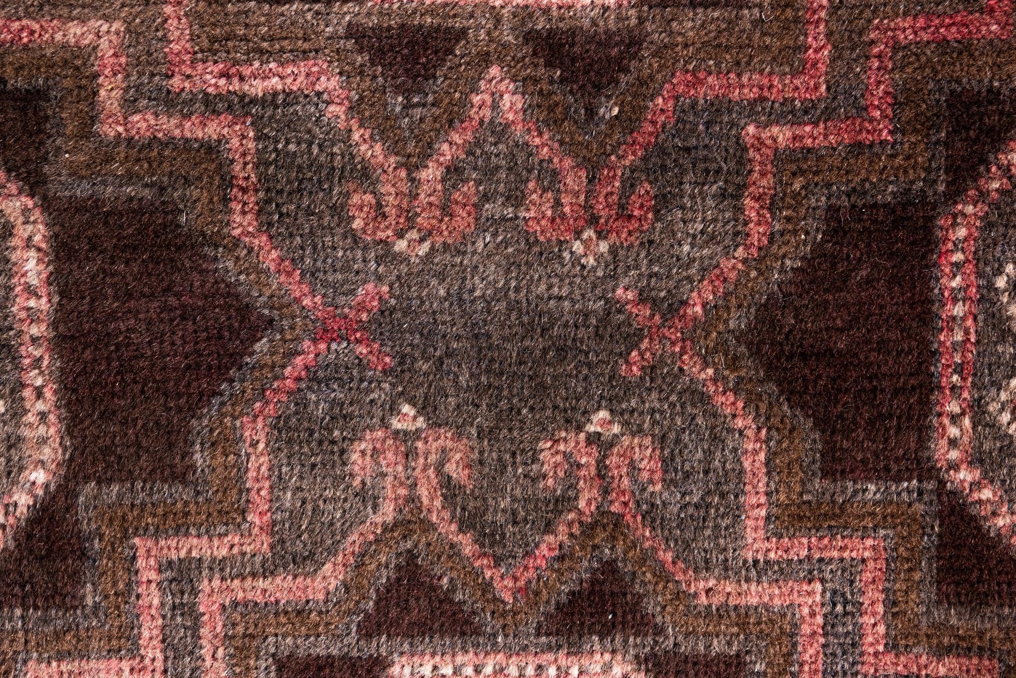 3' 6 x 6' 4 Hand Knotted Ultra Vintage Persian Wool Rug