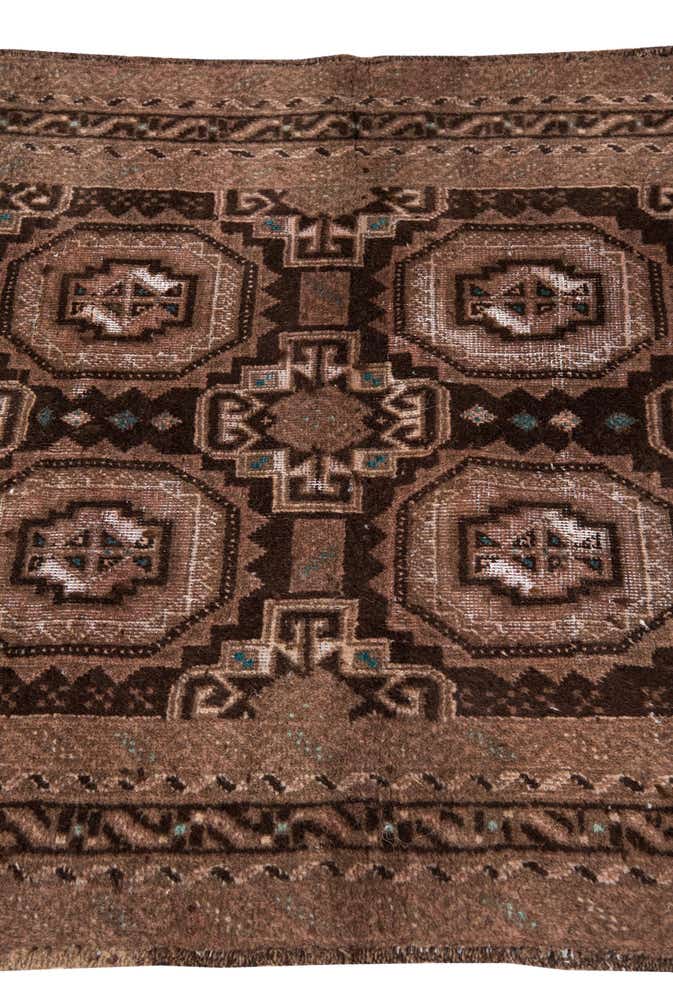3' 5 x 6' 5 Hand Knotted Ultra Vintage Persian Wool Rug