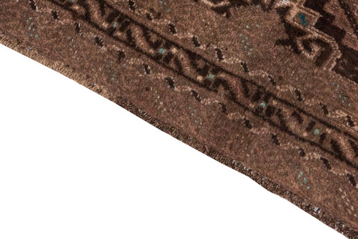 Detail image of 3' 5 x 6' 5 Hand Knotted Ultra Vintage Persian Wool Rug