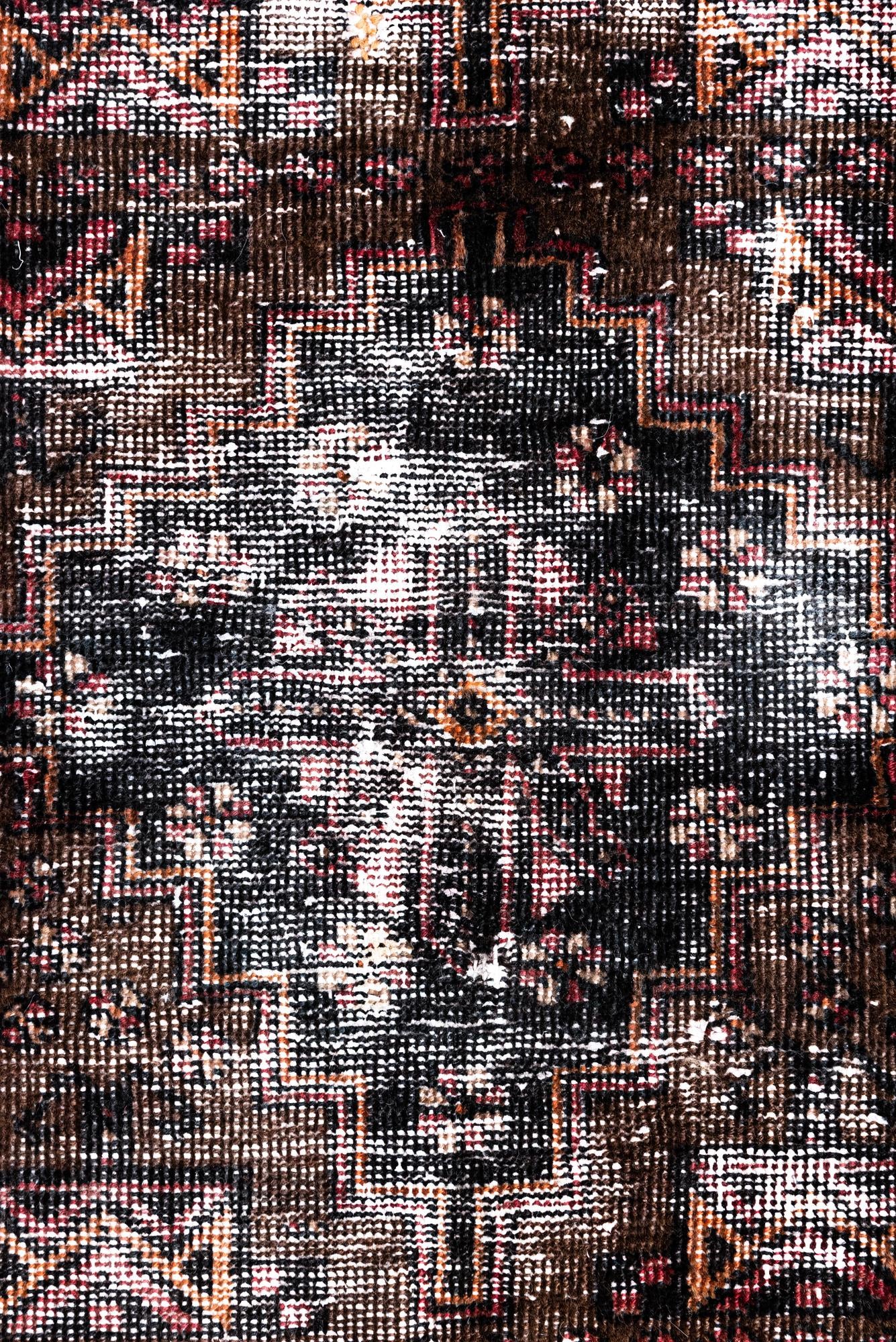 3' 9 x 6' 4 Hand Knotted Ultra Vintage Persian Wool Rug