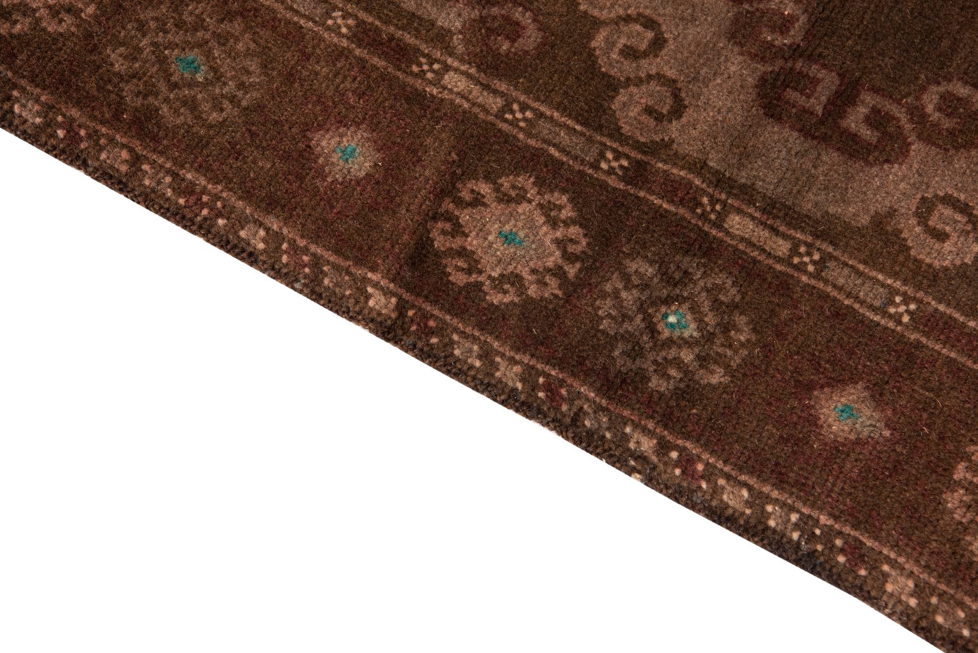 3' 9 x 6' 2 Hand Knotted Ultra Vintage Persian Wool Rug