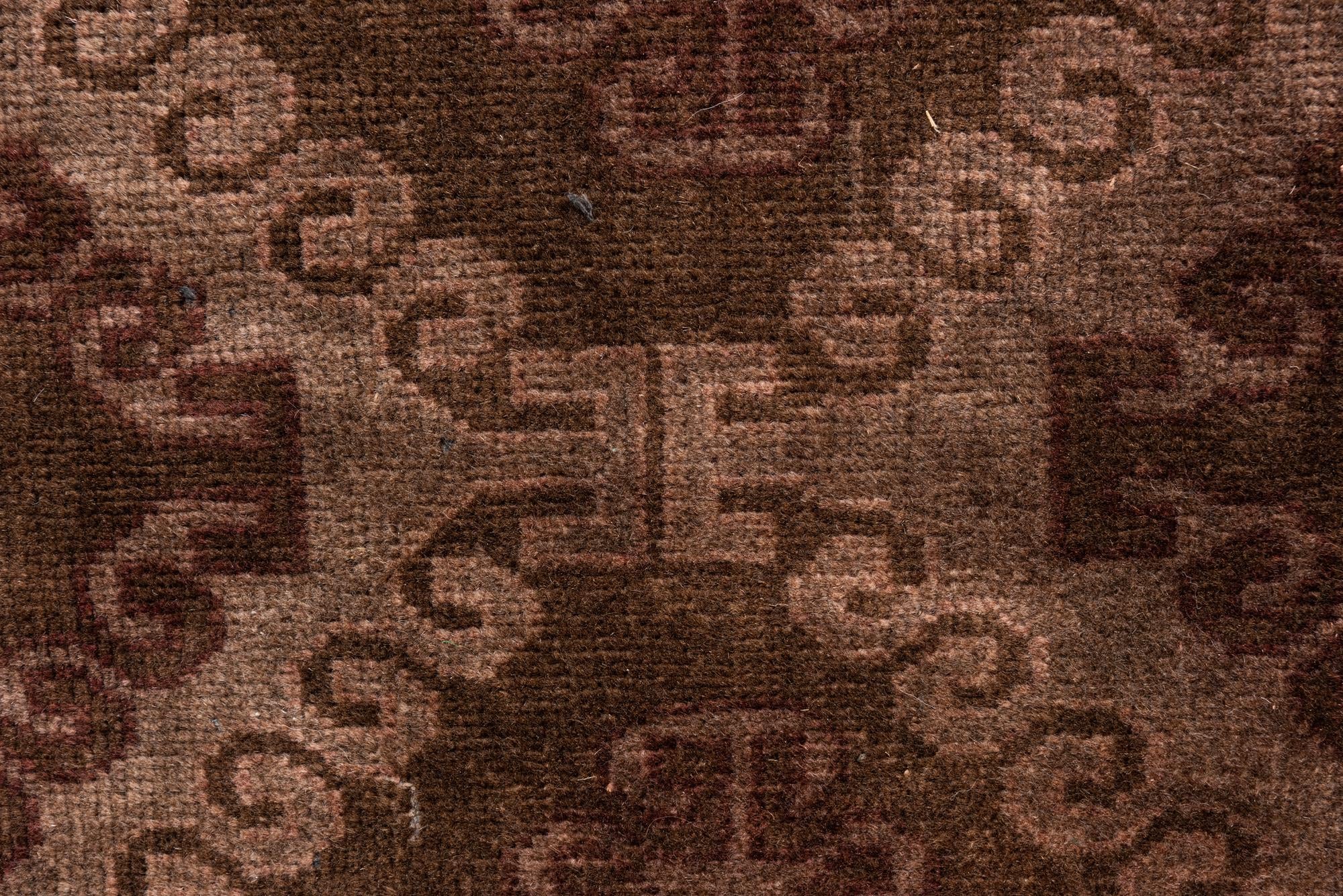3' 9 x 6' 2 Hand Knotted Ultra Vintage Persian Wool Rug
