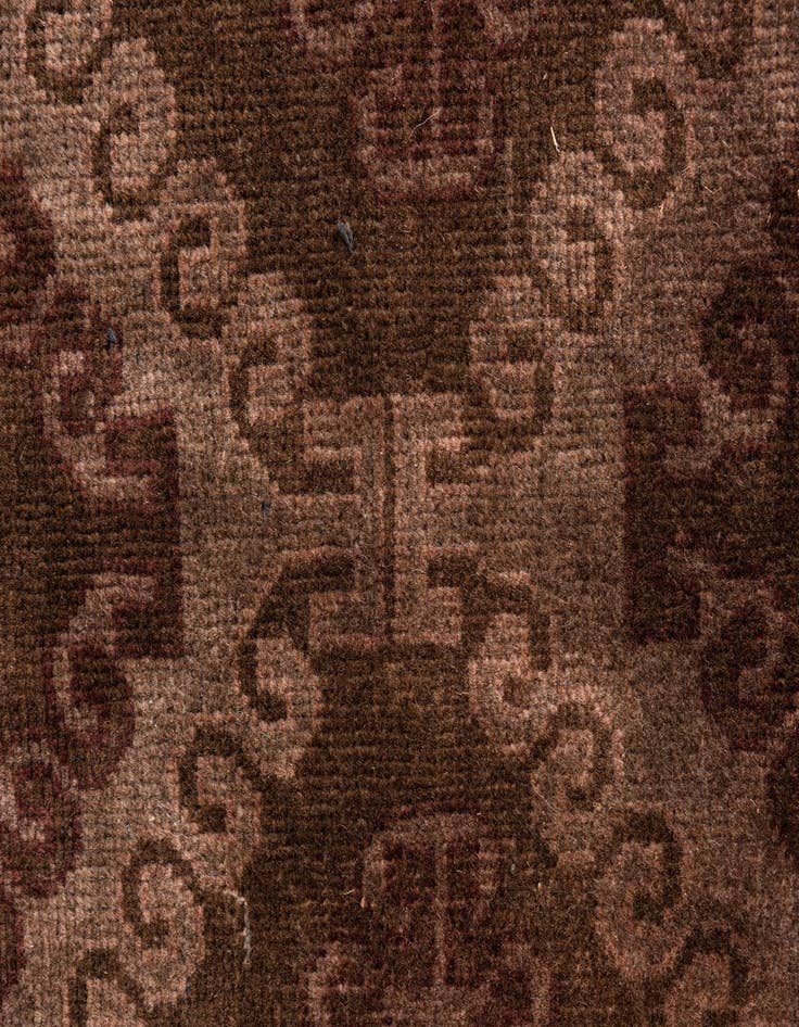 Detail image of 3' 9 x 6' 2  Hand Knotted Ultra Vintage Persian Wool Rug