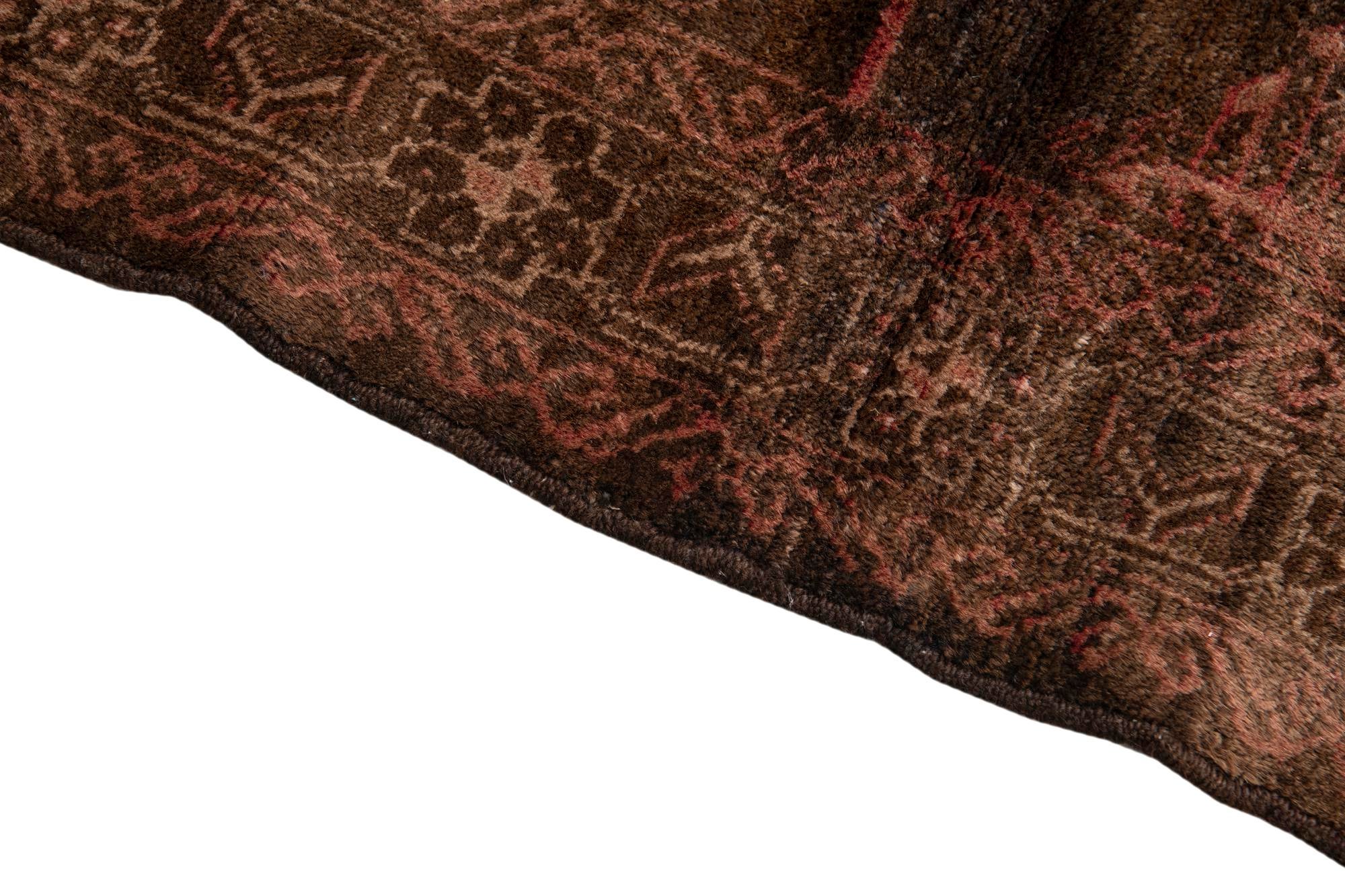 3' 7 x 6' 4 Hand Knotted Ultra Vintage Persian Wool Rug